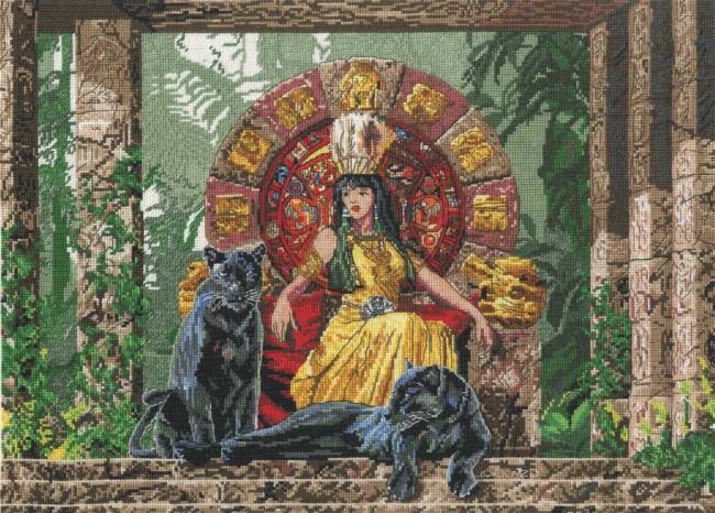 DMC Cross Stitch Kit - Kings And Queens - Aztec Queen