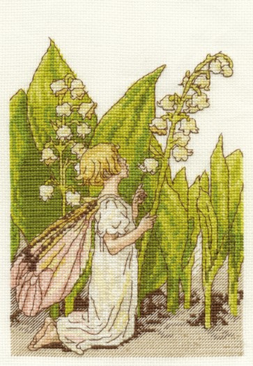 DMC Cross Stitch Kit - Flower Fairies - The Lily Of The ...