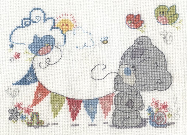 DMC Cross Stitch Kit - Tatty Ted - Fun In The Sun